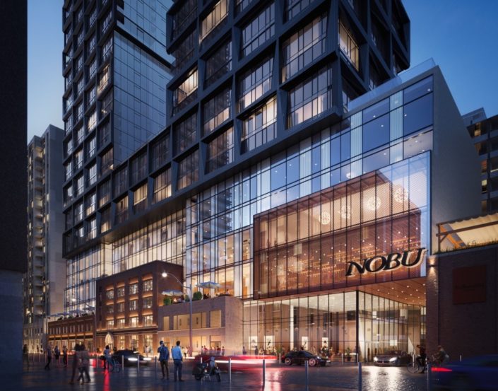 nobu-condos-toronto-street-level Nobu Condos Toronto Podium