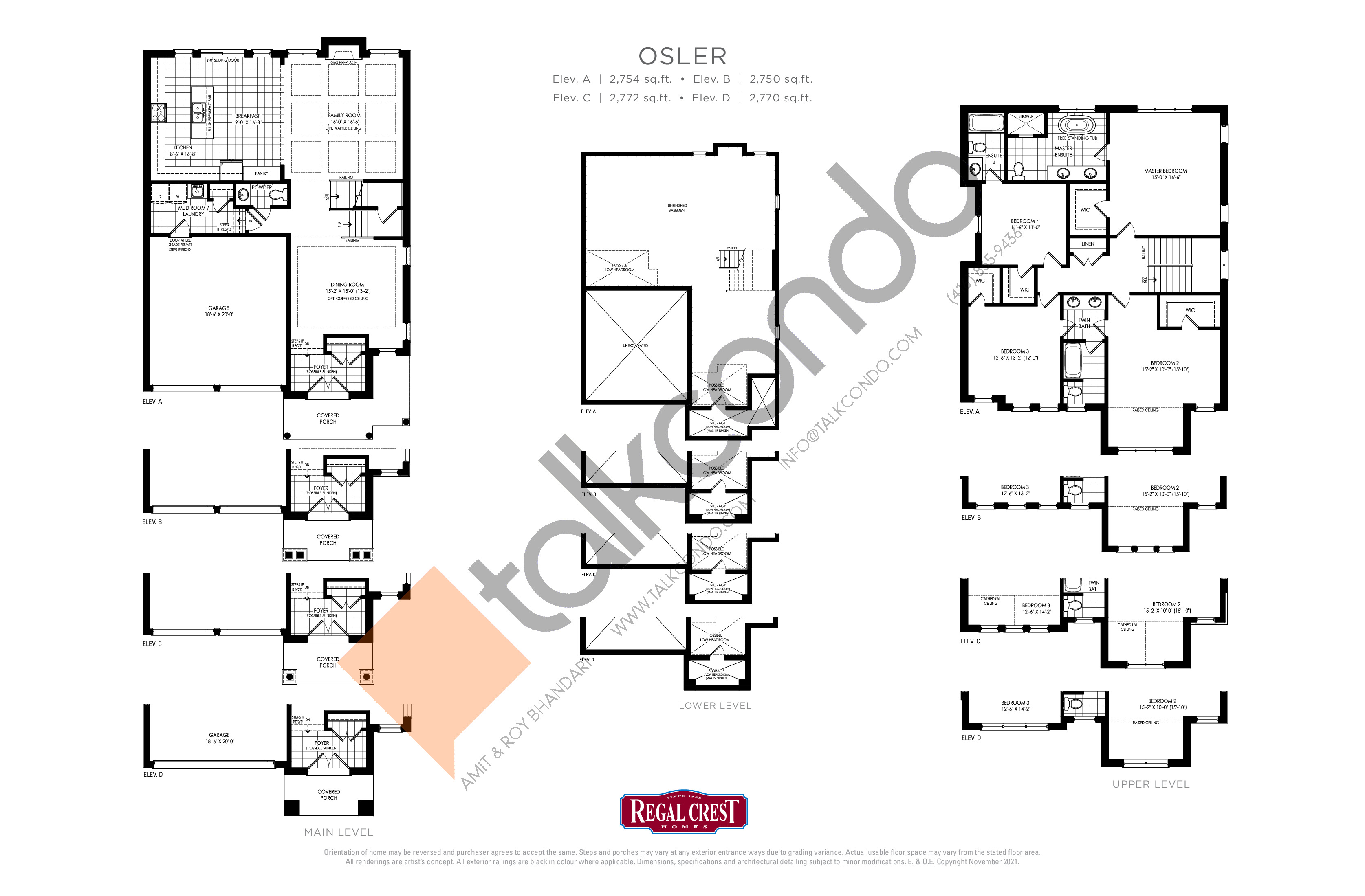 Bondhead by Regal Crest Homes Floor Plans, Prices, Availability TalkCondo