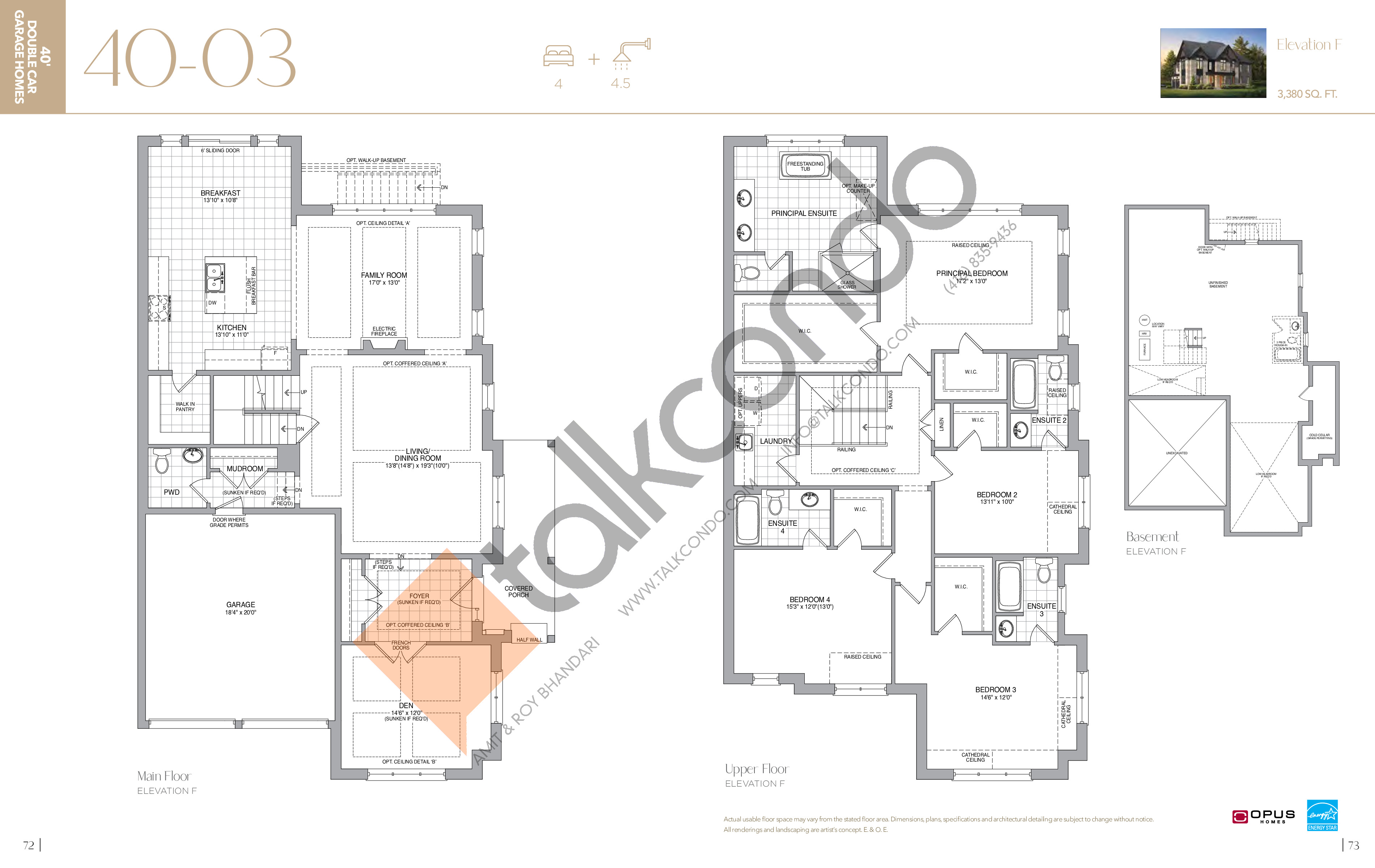 The Castle Mile by OPUS Homes Floor Plans, Prices, Availability