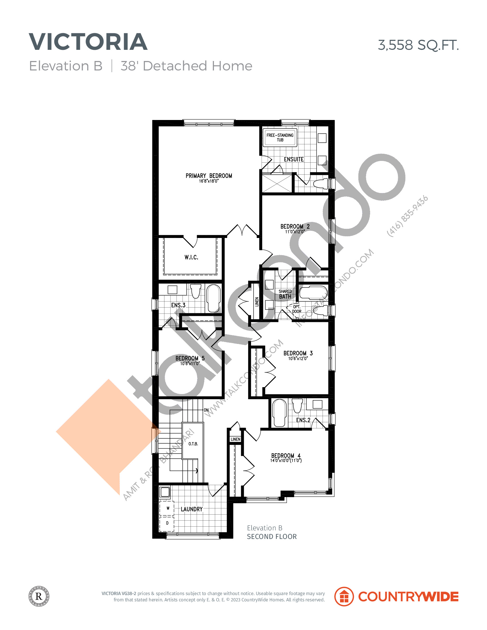 Victoria Grand by Countrywide Homes Victoria Elev. B (2nd Floor